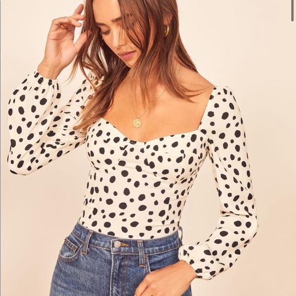 Reformation reign top Ink Blot AUTHENTIC - Picture 6 of 13